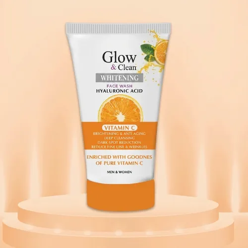 GLOW & CLEAN Whitening Vitamin C Face Wash - Product Image
