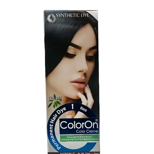 Color On Hair Dye – Shade 1 Natural Black - Product Image